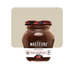 masseube dulce orgánico de frutos del bosque