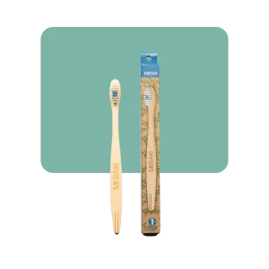 meraki cepillo de dientes medio azul