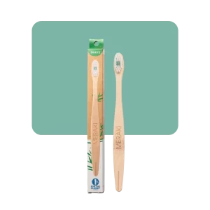 meraki cepillo de dientes suave verde