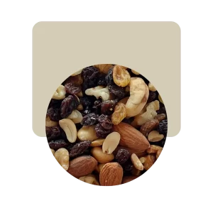 mix de frutos con pasas 200gr