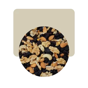 mix de frutos con pasas 500gr