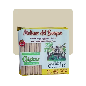 molinos del bosque galletas de arroz con sal