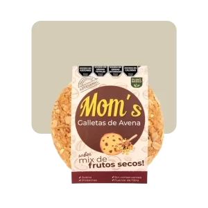 moms galletas de avena mix frutos secos
