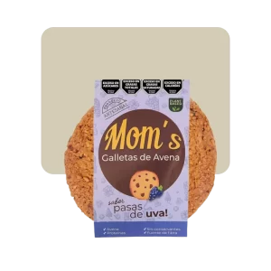 moms galletas de avena pasas de uva