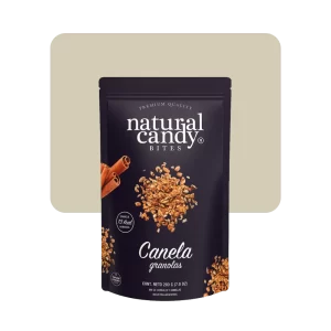 natural candy granola bites canela