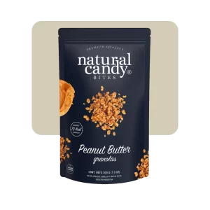 natural candy granola horneada peanut butter