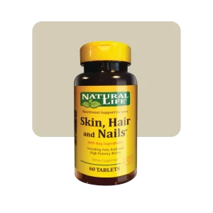 natural life skin, hair & nails 60 tab