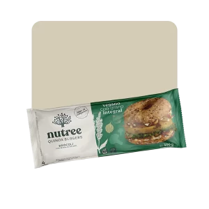 nutree medallones de quinoa brócoli con semillas de lino 4u