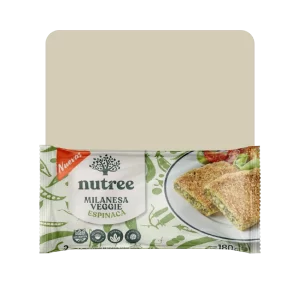 nutree milanesa veggie de espinaca