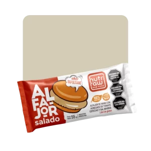 nutri raw alfajor salado sabor napolitano