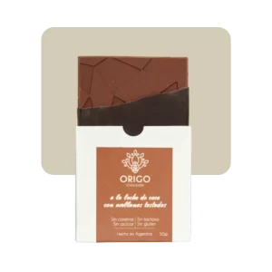 origo chocolate leche de coco con avellanas tostadas