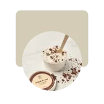 origo helado de coco con cookies de chocolate