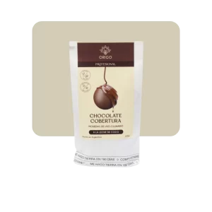 origo monedas de chocolate cobertura con leche de coco