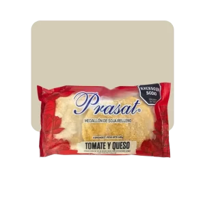 prasat milanesas de soja rellenas tomate y queso 4u