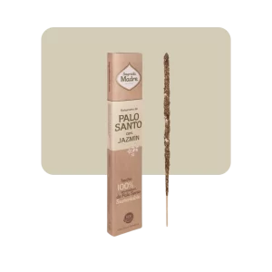 sagrada madre sahumerio palo santo con jazmín 8u