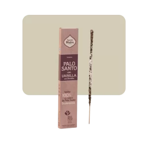 sagrada madre sahumerio palo santo con vainilla 8u