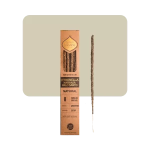 sagrada madre sahumerio varilla gruesa citronella naranja palo santo 8u