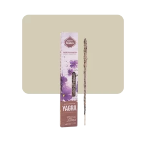 sagrada madre sahumerio yagra violetas lavanda