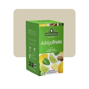 saint gottard adelgafruta detox sabor limón, lima, jengibre y menta