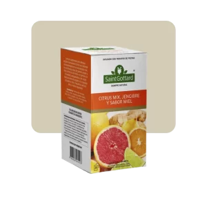 saint gottard inf. de frutas citrus mix, jengibre y sabor miel
