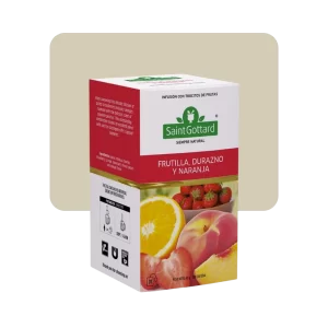 saint gottard infusión frutilla, durazno y naranja