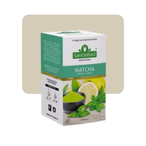 saint gottard matcha, menta y limón 20s