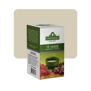 saint gottard té verde sabor cereza y frambuesa