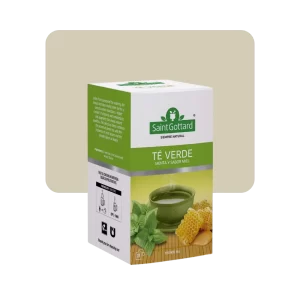 saint gottard té verde con menta sabor miel