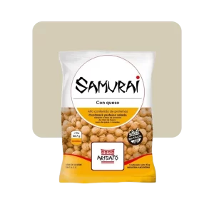 samurai con queso proteico sin tacc