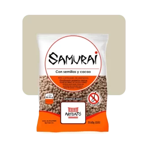samurai snack proteico con semillas y coco sin tacc