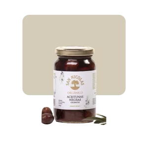 san Nicolás aceitunas negras gigantes
