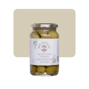 san nicolás aceitunas verdes gigantes