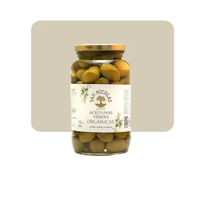san nicolás aceitunas verdes rodajas