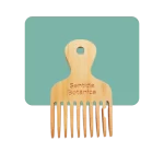 sentida botanica peine de madera para rulos