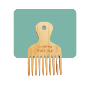 sentida botanica peine de madera para rulos