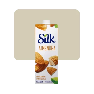 silk leche de almendras con azúcar