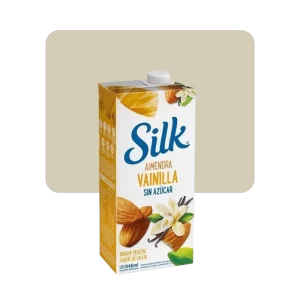 silk leche de almendras vainilla sin azúcar 1lt