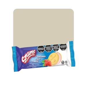 smams galletas rellenas frutilla x 100gr