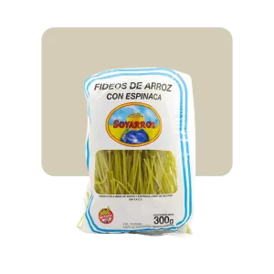 soyarroz fideos de arroz c/ espinaca
