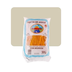 soyarroz fideos de arroz morrón