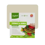 soyland medallones de espinaca y quinoa 4u