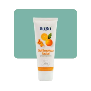 sri sri gel limpieza facial extracto naranja