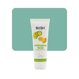 sri sri gel limpieza facial pepino y limón