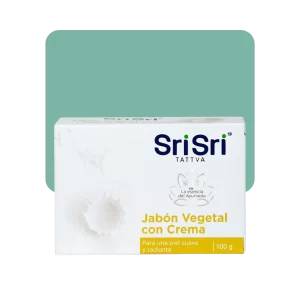 sri sri jabón vegetal con crema