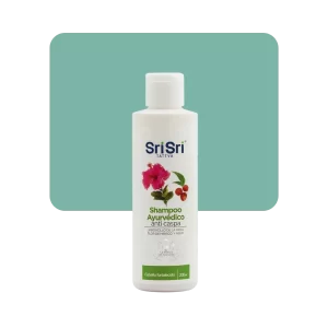 sri sri shampoo anticaspa ayurvédica hibisco y neem