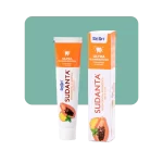 sri sri sudanta pasta dental ultra blanqueadora con papaya y anana 50gr
