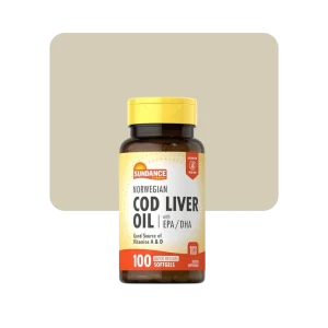 sundance cod liver oil norwegian 100 softgels
