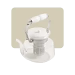 tetera white vidrio chica