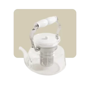 tetera white vidrio chica