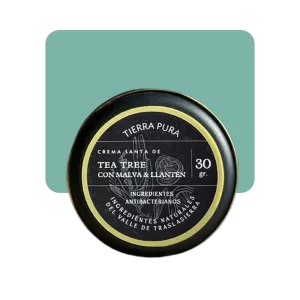 tierra pura crema santa de tea tree - intimidad